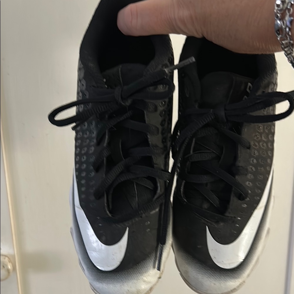 Nike Black and White Soccer cleats